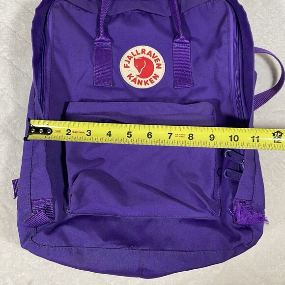 FJALLRAVEN Kanken Backpack Purple Bag 15" 23510 Hiking Outdoors GorpCore Logo - Picture 11 of 12